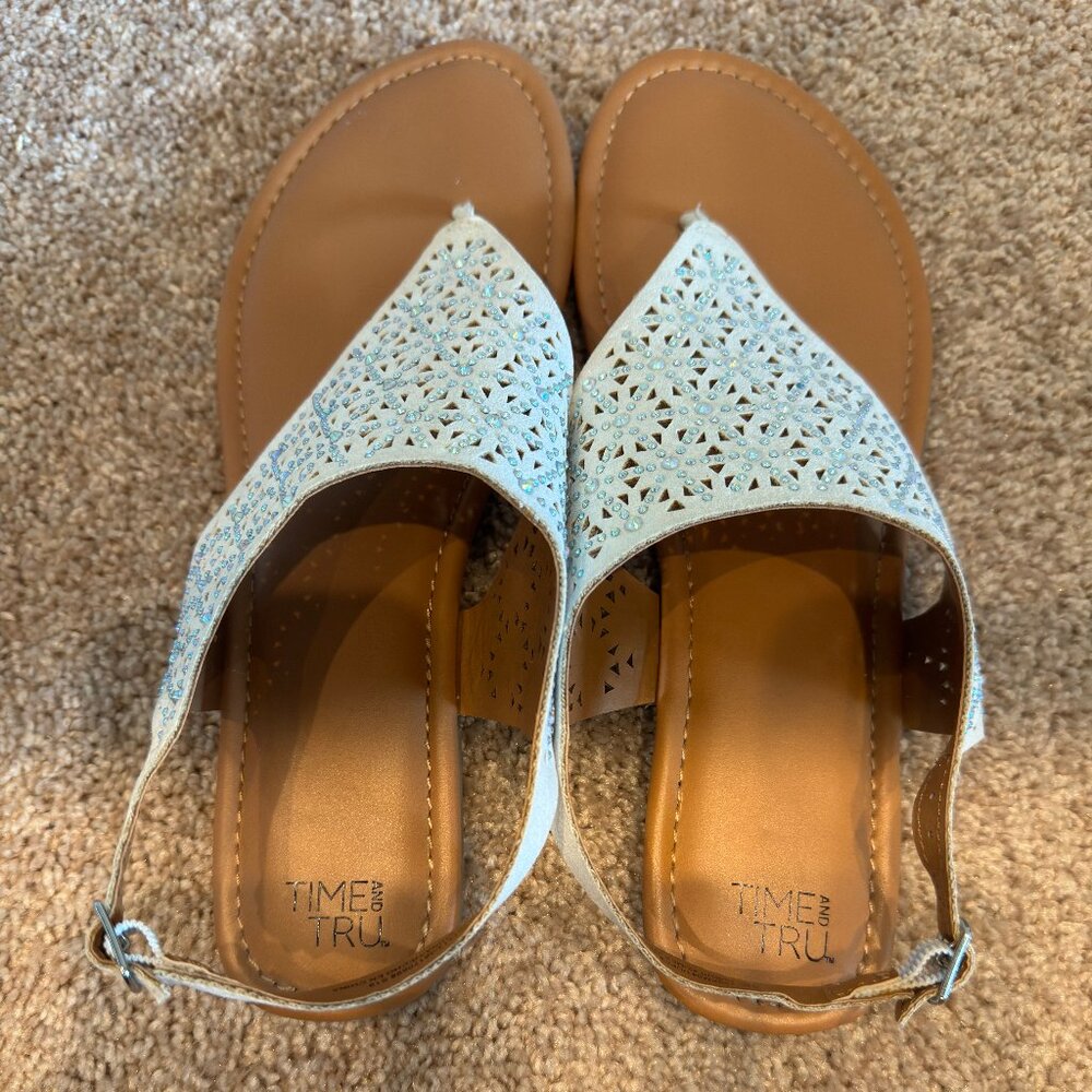 Time And Tru Adjustable Sandals